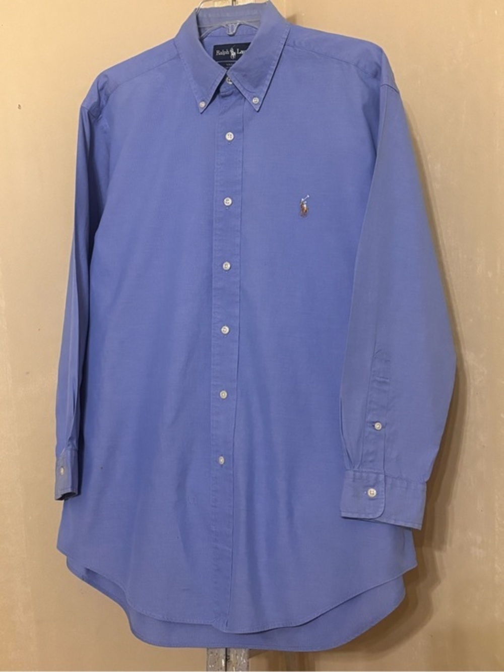 Ralph Lauren Men’s Periwinkle Button-Down Dress Shirt Sz 16-32